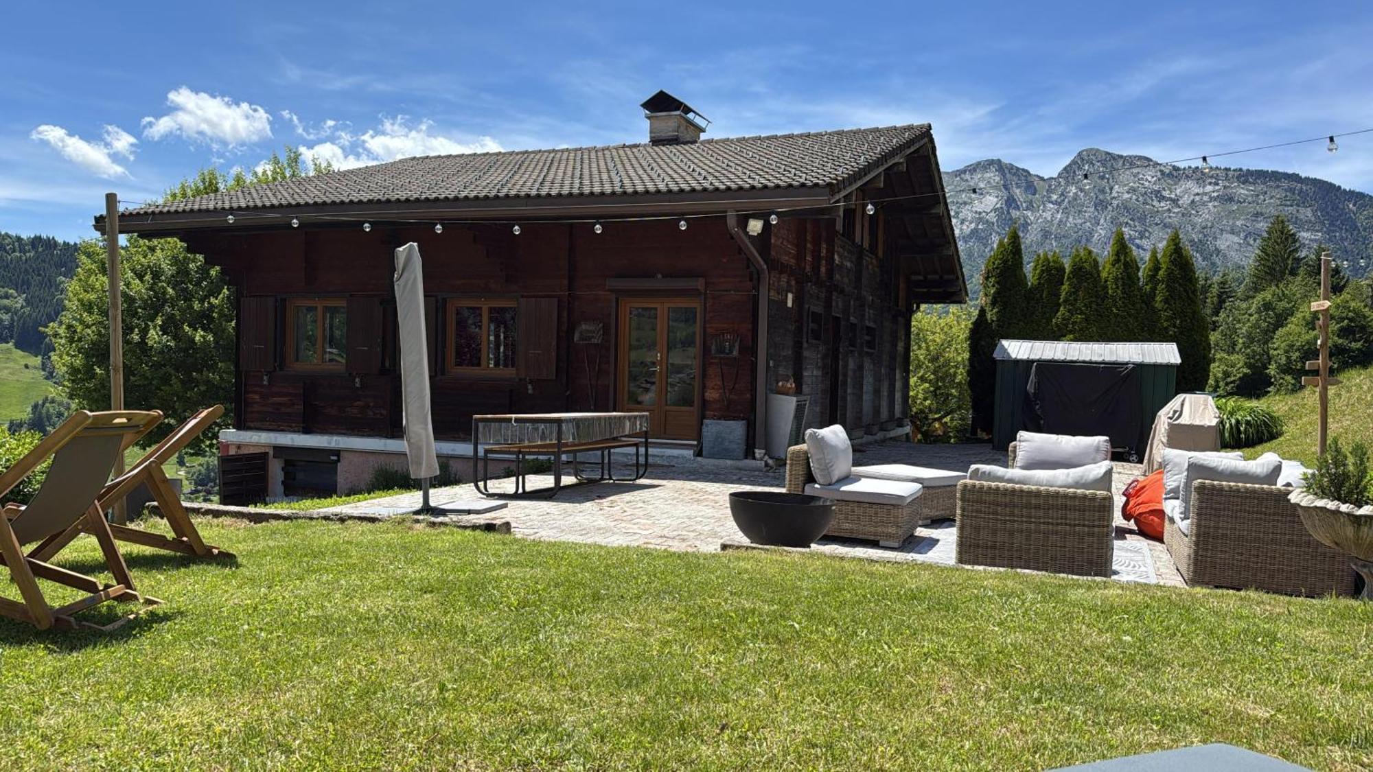 Chalet De Manigod Buitenkant foto